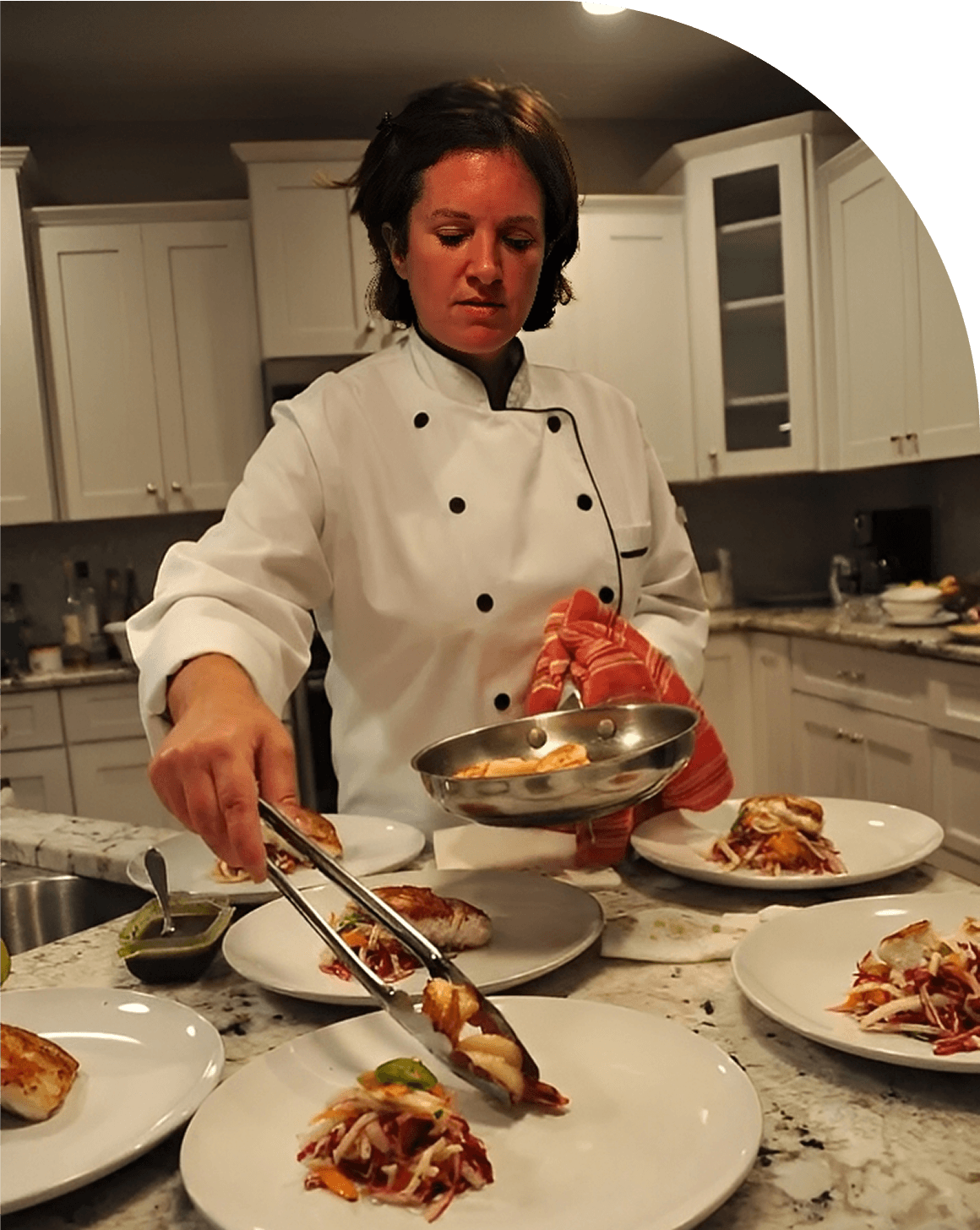 Chef Melissa Serving